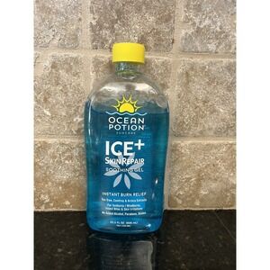 Ocean Potion Ice Skin Repair Instant Burn Relief Aloe Vera Gel 20.5 Oz HTF